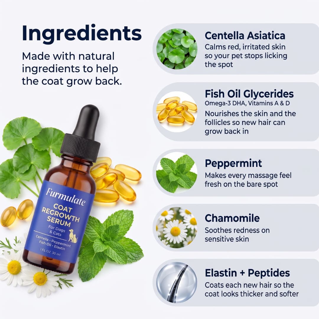 Regrow hair serum Dogs & cats